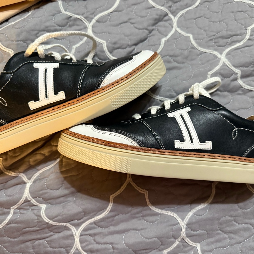 Lucchese Black and White Sneakers